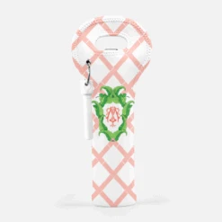 Banana Leaf Crest Wine Carrier With Cork Screw