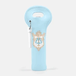 Seashell Crest, Driftwood, Wine Carrier With Cork Screw