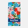 Glory Garden Personalized Beach Towel