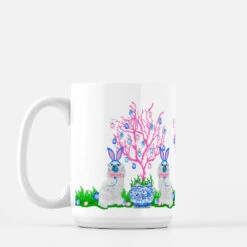 Spring Staffies Easter Porcelain Mug