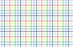 Preppy Plaid Paper Tear-away Placemat Pad, Primary
