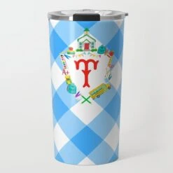 Back To School Personalized Custom Crest Travel Tumbler