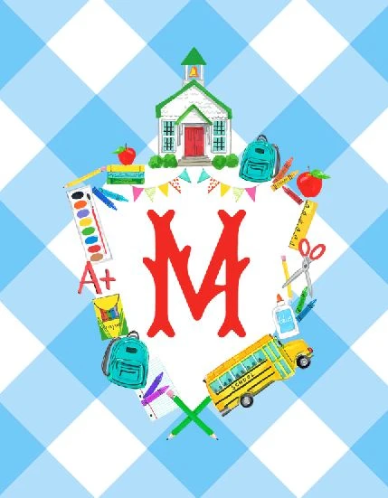 School Crest Personalized Folded Note Cards 1 School Crest Personalized Folded Note Cards