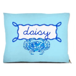 Chinois Crab, Seashore, Personalized Pet Bed, (3) Sizes Available