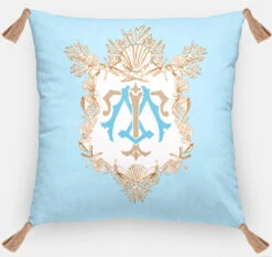 Seashell Crest, Driftwood, Euro Pillow & Insert, 26"x26"
