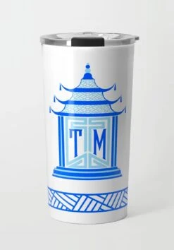 Royal Pagoda, Sapphire, Stainless Steel Travel Tumbler