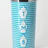 Ginger Jar Stripe Stainless Steel Travel Tumbler