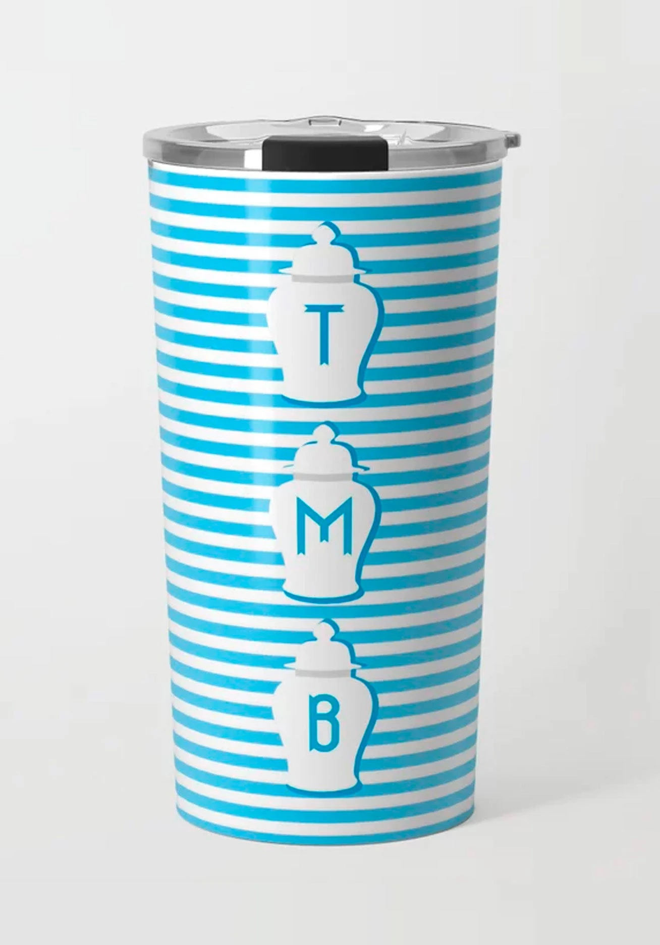 Ginger Jar Stripe Stainless Steel Travel Tumbler 1 Ginger Jar Stripe Stainless Steel Travel Tumbler