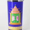 Royal Pagoda, Lapis, Stainless Steel Travel Tumbler