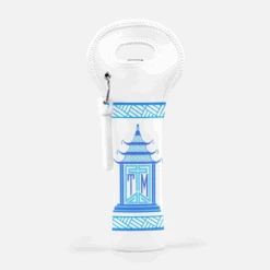 Royal Pagoda, Sapphire, Wine Carrier With Cork Screw