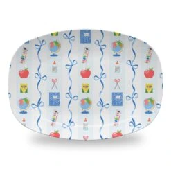 Books & Bows Melamine Platter