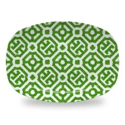 Boxwood Lattice Easter Melamine Platter