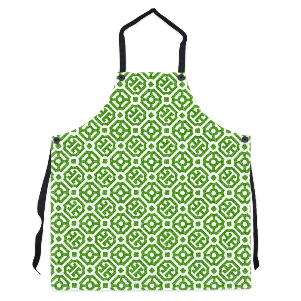 Boxwood Lattice Easter Apron 1 Boxwood Lattice Easter Apron