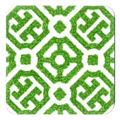 Boxwood Lattice 4"x 4" Easter Paper Coasters