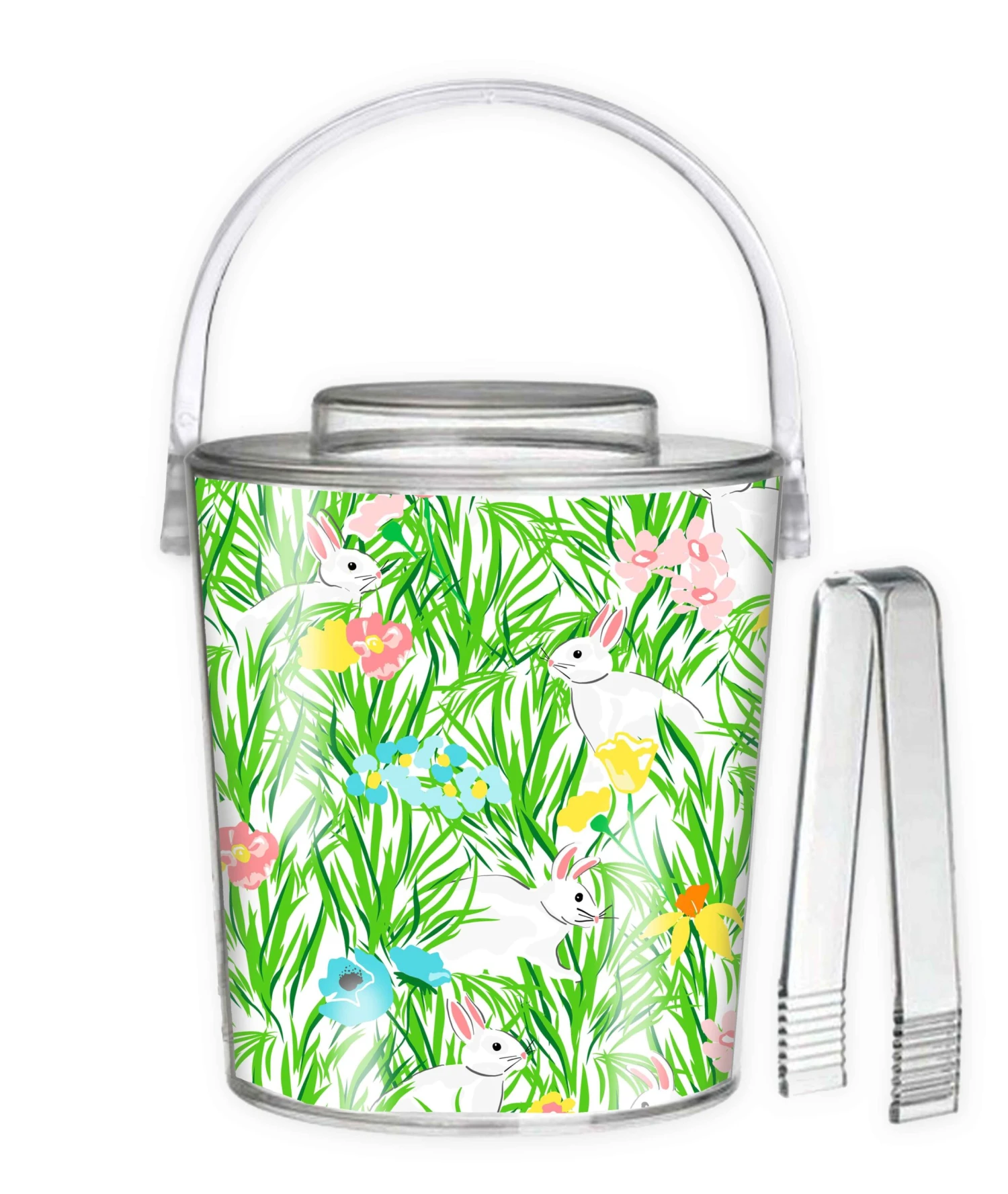 Bunnies In The Garden Easter Ice Bucket 1 Bunnies In The Garden Easter Ice Bucket