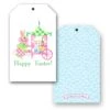 Bunny Bar Cart Easter Hang Tags, Blue