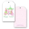 Bunny Bar Cart Easter Hang Tags, Pink