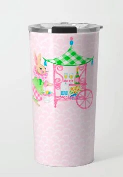 Easter Bar Cart Travel Tumbler, Pink