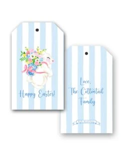 Bunny Bouquet Personalized Easter Hang Tags
