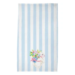 *IN STOCK* Bunny Bouquet Poly Twill Easter Tea Towels, Set Of 2