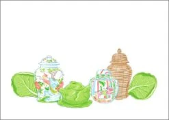 Cabbage Garden Tented Place Cards