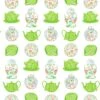 Cabbage Garden Paper Tear-away Placemat Pad