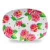 Cabbage Roses Melamine Platter