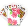Cabbage Roses Playing Cards