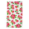 Cabbage Roses Poly Twill Tea Towels, Set Of 2