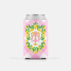 Set Of 2 Lemon Crest Can Coolers