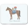 Cheers To Race Day 16" X 12" Tempered Glass Personalized Derby Cutting Board
