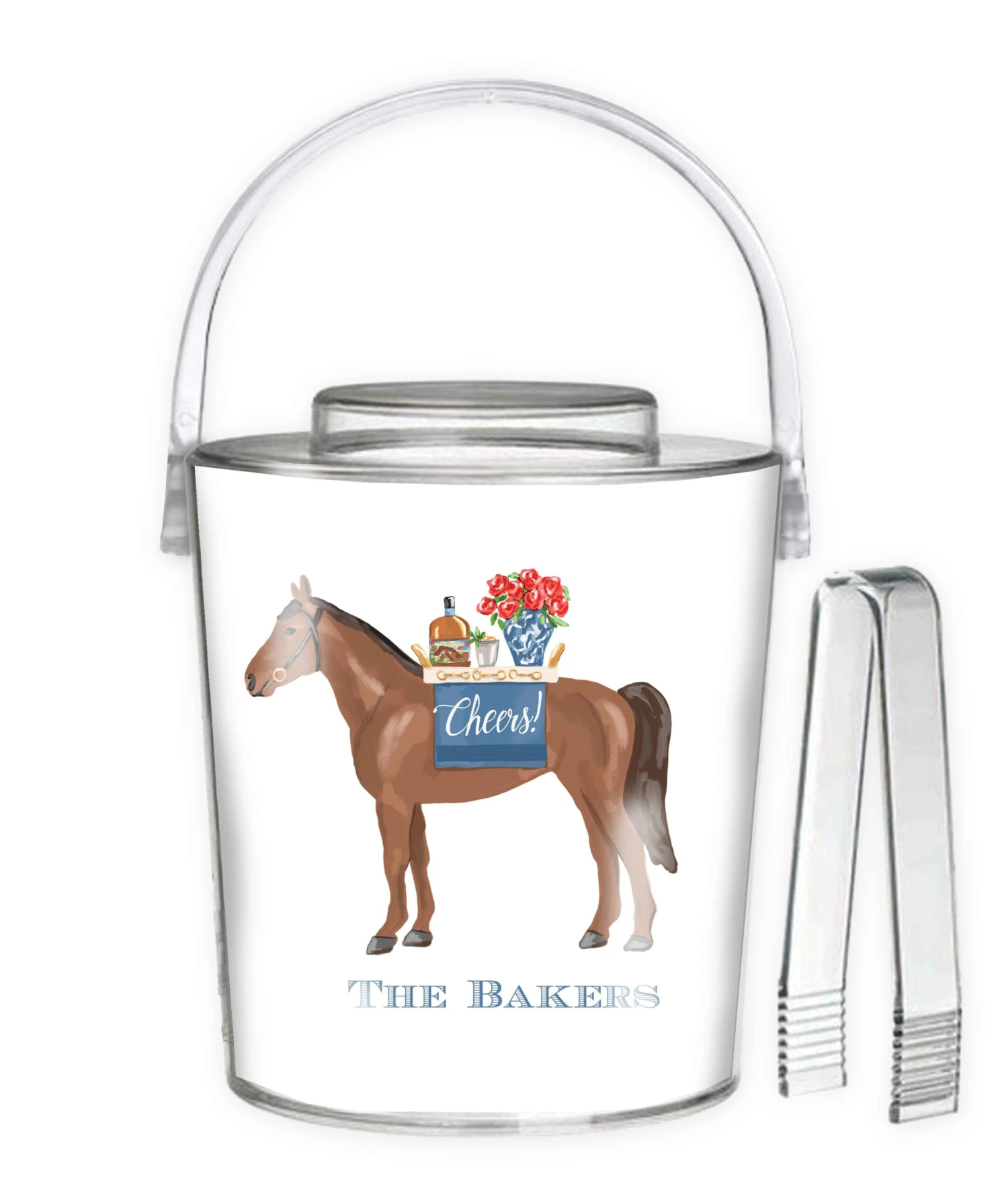 Cheers To Race Day Personalized Derby Ice Bucket 1 Cheers To Race Day Personalized Derby Ice Bucket