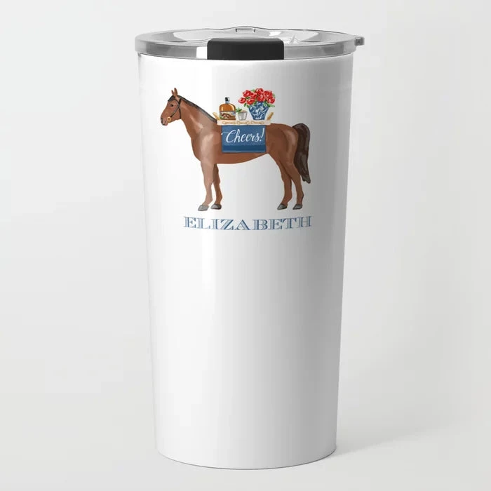 Cheers To Race Day Personalized Derby Travel Tumbler 1 Cheers To Race Day Personalized Derby Travel Tumbler