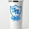 Chinois Crab Crest, Indigo, Stainless Steel Travel Tumbler