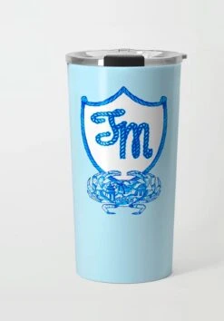 Chinois Crab Crest, Seashore, Stainless Steel Travel Tumbler