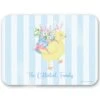 Chinoiserie Chick Personalized 16" X 12" Tempered Glass Cutting Board