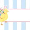 Chinoiserie Chick Tented Easter Place Cards
