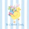 Chinoiserie Chick Personalized Easter Paper Tear-away Placemat Pad