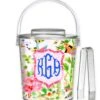 Chinoiserie Garden Personalized, 3 Qt. Acrylic Ice Bucket
