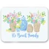 Summer's Bounty Personalized 16" X 12" Tempered Glass Cutting Board