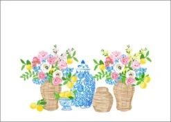 Summer's Bounty Tented Place Cards