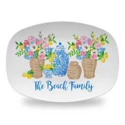 Summer's Bounty Personalized Melamine Platter