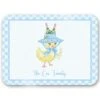 Chirp, Chirp, Cheers! Personalized Easter 16" X 12" Tempered Glass Cutting Board
