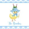 Chirp, Chirp, Cheers! Personalized Easter Folded Note Cards