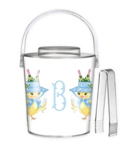 Chirp, Chirp, Cheers! Monogram Easter Ice Bucket