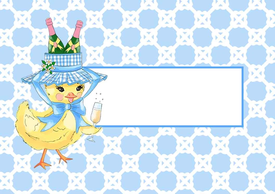 *IN STOCK* Chirp, Chirp, Cheers! Easter Tented Place Cards, Set Of 10 1 *IN STOCK* Chirp, Chirp, Cheers! Easter Tented Place Cards, Set Of 10