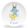 Chirp, Chirp, Cheers! Set Of (4) Personalized 10" Dia. Easter Melamine Plates