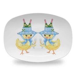 Chirp, Chirp, Cheers! Easter Melamine Platter