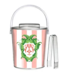 Banana Leaf Crest, Tropicali, 3 Qt. Acrylic Ice Bucket