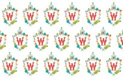 Back To School Custom Crest Personalized Paper Tear-away Placemat Pad